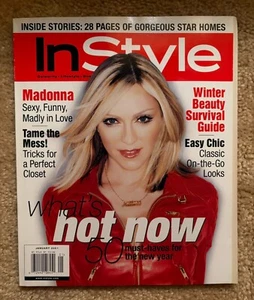InStyle Magazine 2001 Madonna BRITNEY SPEARS Matthew McConaughey VERA WANG - Picture 1 of 13