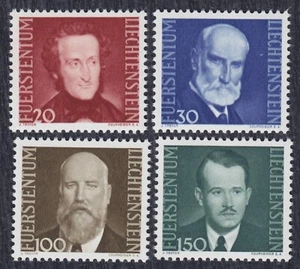 Liechtenstein 1943 Princes, Michel 214-217, MNH perfect gum (2 scans) - Picture 1 of 2
