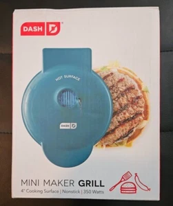 Nuovissimo di zecca! DASH Mini Maker Griglia Hamburger con Superficie Cucina 4"/350 Watt!! - Foto 1 di 3