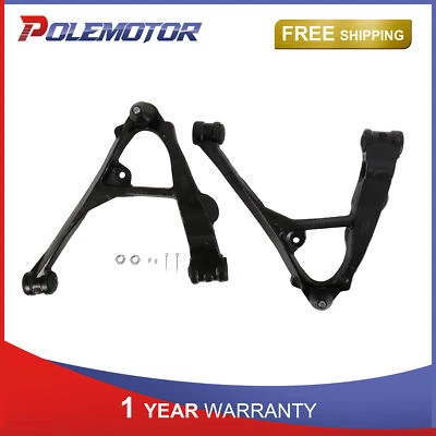 2PCS Front Lower Control Arms For GMC Sierra Chevrolet Silverado Tahoe 1500 Foto 1 de 4
