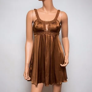 Neu mit Etikett Ingwa Melero süß charmeuse Seide Bella Kleid 61 CBD $ 280 XS - Bild 1 von 8