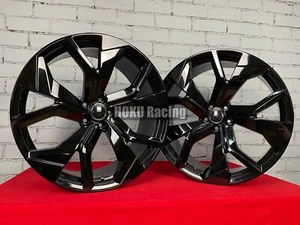 4X 22" RSQ8 4M Style FULL Black 5X112 Felgen passend für Audi RS7 Q7 Q8 RSQ7 ... - Bild 1 von 23