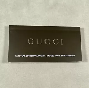 Gucci Uhr International Serviceheft Modell 3900 & 3905 Diamant (ungefüllt) - Bild 1 von 1