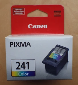 GENUINE CANON 241 PIXMA COLOR CARTRIDGE NEW OLD STOCK IN BOX - Photo 1/4