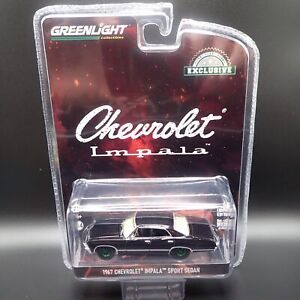 Greenlight Supernatural 1967 Chevrolet Impala Sport Sedan Grün Maschine Jagd