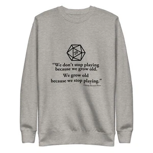 George Bernard Shaw Cita Literaria Sudadera Gamer Philosophy d20 - Imagen 1 de 8
