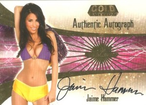 Benchwarmer 2007 Gold Edition - #26 of 30 "Jaime Hammer" Autograph Card