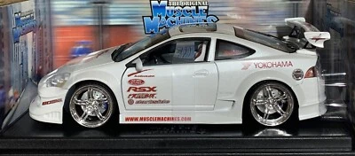 ACURA '02 RSX WHITE Muscle Machines 1:18 Scale  Too Fast SS TUNER BRAND NEW  - Image 1 of 4