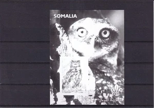 SA42f Somalia Owl Scouts Jamboree hoja a prueba de Cenicienta imperfecto - Imagen 1 de 1