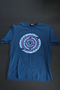 Independent T-Shirt Blue With Circler Logo (Lt. Blue & Purple) Men's Medium Size - Picture 1 of 4