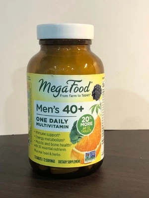 Mega Food Hombre 40+ Multivitamínico Diario 72 Comprimidos - Caducidad 03/2026 Foto 1 de 3