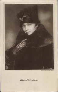 c.1916 Wanda Treumann, German Theatre & Film Actress, Holocaust Survivor, NM - Imagen 1 de 2