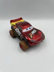 Disney Pixar Store Cars XRS MUD RACING McQueen Diecast RARE Pullback Metallic - Picture 1 of 7