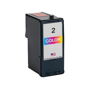 Compatible Ink Cartridge For Lexmark # 2 Color-USA - Picture 1 of 2