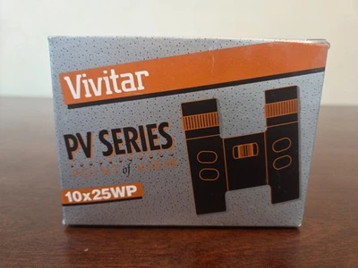 Vivitar PV Series Binoculars 10X25 Small Compact Size w/ Belt Loop Carry Case - Image 1 of 4