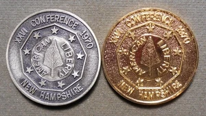 2 New Hampshire, 26ª Conferencia, 1970 (Moneda) New England Numismatic Associat - Imagen 1 de 2