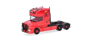 Herpa 319423 - 1/87 Scania Haji 04 Topline Trattore 3achs (6x4), Rosso - Nuovo - Foto 1 di 1