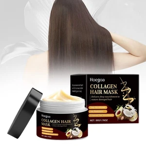 Kollagen Haarmaske Verbesserte Haarglattheit Nährliche NEU Haarmaske C9N3 - Picture 1 of 18