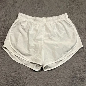Nike Dri-Fit Shorts Women's XL White Activewear Training Running Gym - Picture 1 of 10