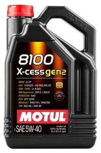 5 LITRI OLIO MOTORE MOTUL 8100 X-CESS GEN2 5W40 VW 502.00 505.00 MB 229.5 A3 B4 - Photo 1/2