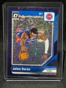 2024-25 Panini Donruss Optic - Jalen Duren #89 Purple Disco 37/99 - Bild 1 von 2