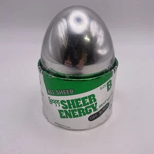 Vtg L'eggs Sheer Energy Off Black Pantyhose Size B New In Egg Fashion Shade USA - Picture 1 of 4