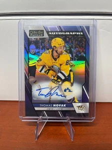 2023-24 O-Pee-Chee Platinum Blue Rainbow Auto Thomas Novak #BA-TN Auto - Picture 1 of 2