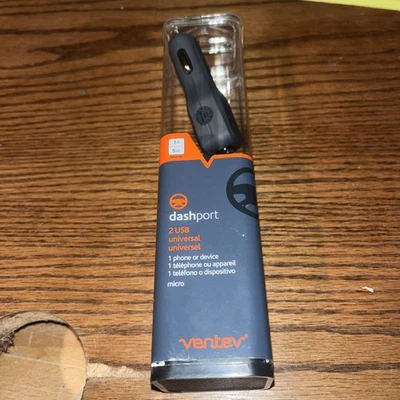 New Ventev Dashport 2100c Dual USB Car Charger w Micro USB -Charges 2 devices - Image 1 of 3