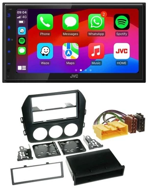 JVC Bluetooth 2DIN MP3 DAB USB Autoradio für Mazda MX 5 (NC, ab 2008) - Bild 1 von 4