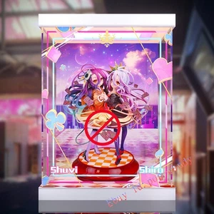 Display Case 2 Lights Fit Phat!No Game No Life Zero Shiro&Schwi 1/7 PVC Figure - Picture 1 of 7