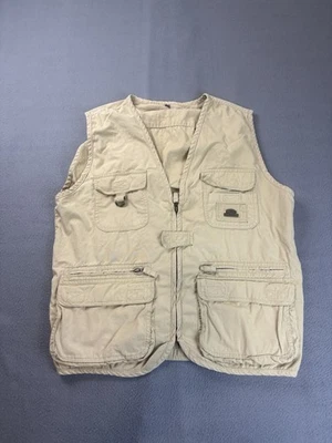 Camel Trophy Adventure Wear Vest Camping Hiking Fishing Safari Tan Size XL - Image 1 of 4