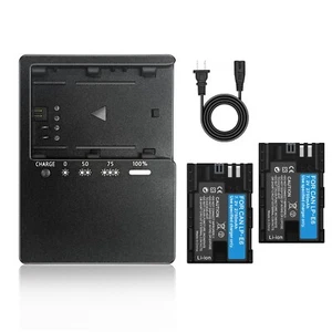 LC-E6 Charger LP-E6 LP-E6N For CanonBattery EOS 70D 60D 5D Mark III 5D Mark 6D - Photo 1 sur 9