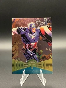 2024 Marvel Metal Universe Avengers - Captain America - Retro Karte - R-3 - NM - Bild 1 von 2
