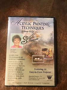 NEU Weber Art SUSAN SCHEEWE Erste Schritte 2 Stunden DVD Acrylmaltechniken - Bild 1 von 1