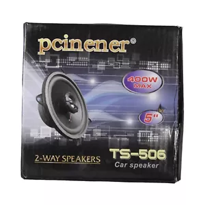 PCINENER© Car Audio 2-Way Speaker 5" 400W Max TS-506 5 in 4 Ohms 60 Hz to 20 kHz - Picture 1 of 10