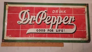 Dr. dr Pepper porcelain sign advertising pop soda beverage drink made in USA - Picture 1 of 6