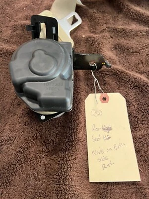 INFINITI Nissan Q50 G37 Conjunto Cinturón Seguridad y Tensor Trasero TKK-AB2-G2549 Foto 1 de 4