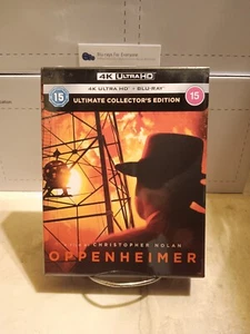 NEW Oppenheimer 4K Full Slip SteelBook Blu-ray (UK)[2023] Ships Next Day - Picture 1 of 8