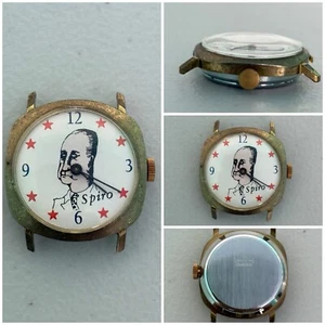 Spiro Agnew Campaign Watch Handwind Gold Mens Watch 1960’s Tested & Working - Picture 1 of 20