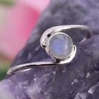 Next Day Dispatch Rainbow Moonstone 925 Solid Silver Ring UK Size N, 1.15