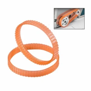 2x 238mm Accessory Planer Drive Belt Replacement Equipments Home Orange Electric - Picture 1 of 6