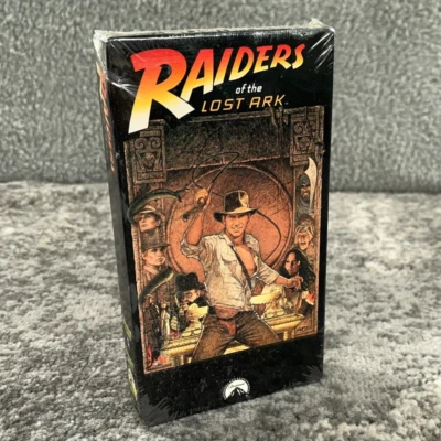 VTG Raiders Of The Lost Ark VHS Sealed 1981 Paramount Watermark Excellent NIB - Image 1 of 4