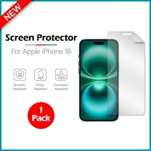 Protector de pantalla HD LCD ultra transparente B2G1 GRATIS para Apple iPhone 16 - Imagen 1 de 4