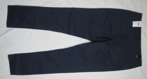 CUTTER & BUCK MENS 34x34 LIBERTY BLUE JEAN STRETCH COTTON CANVAS MCB00015LYN NEW - Picture 1 of 5