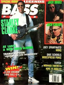 Bass Player Magazine September/October 1993 Stanley Clarke Jack Bruce & More NEW - Foto 1 di 1