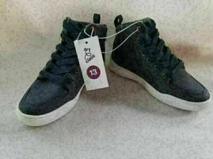 Art Class Boys Geoff High Top Sneakers Tennis Shoes Gray Size 13 - Picture 1 of 4