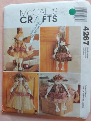 McCall's 4267 Stuffed 11" & 31" Peaceful Angels Pattern - Image 1 of 2