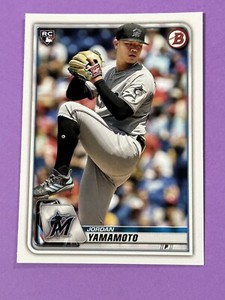 2020 Bowman Jordan Yamamoto Rookie #6 Miami Marlins RC (H)