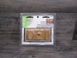 Finitura ottone DEFENDER SECURITY Singolo Cilindro Blocco Morto U-9967 - Foto 1 di 2