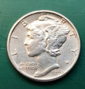 Moneda de diez centavos de EE. UU. 1943 (819)  - Imagen 1 de 2